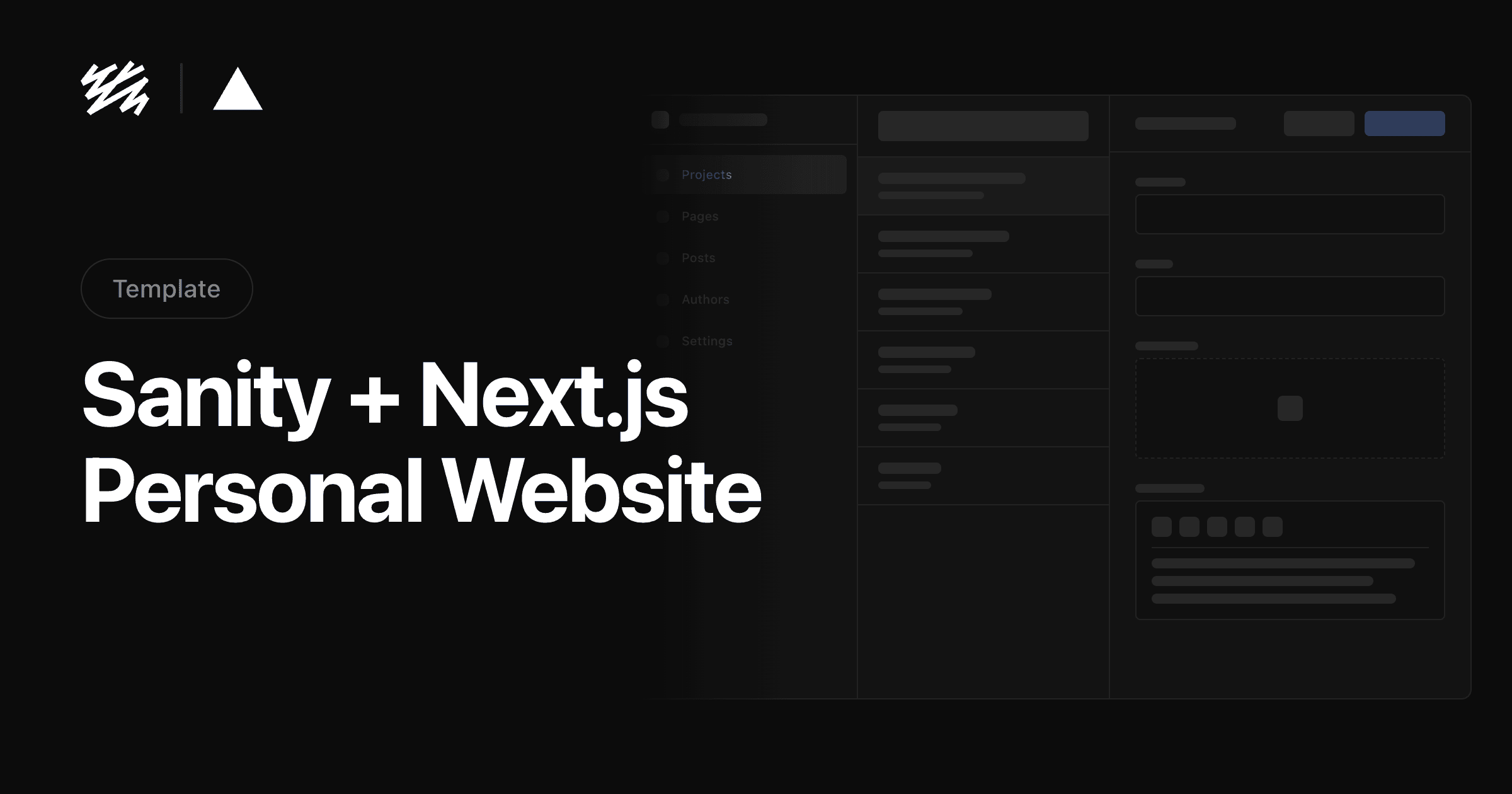 Contentful thumbnail for Sanity + Next.js Personal Website