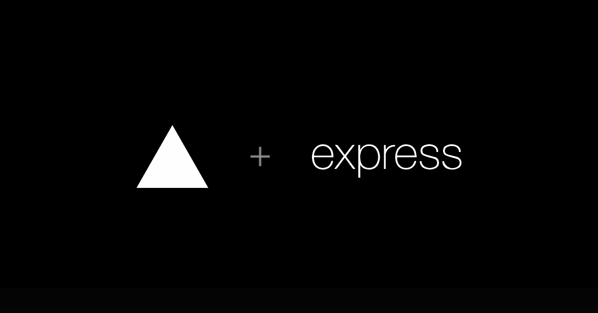 Express.js on Vercel thumbnail