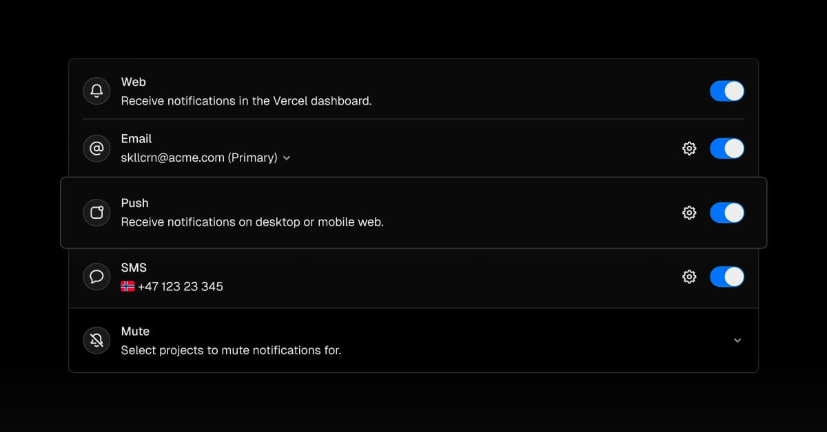 Push Notification Settings Hero