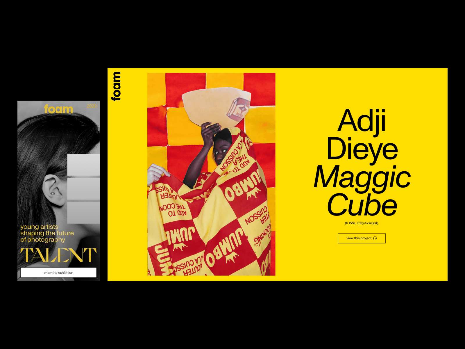 Foam Talent 2020 Project Card